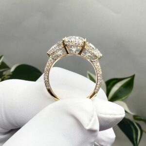 Oval Halo Bridal Ring