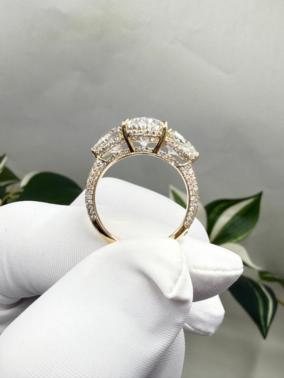 Oval Halo Bridal Ring